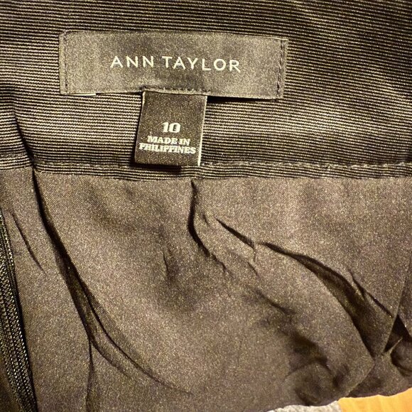 Leopard Print Wool-Blend Skirt By Ann Taylor Size 10 A-Line Style Fully Lined Bl - Picture 2 of 4